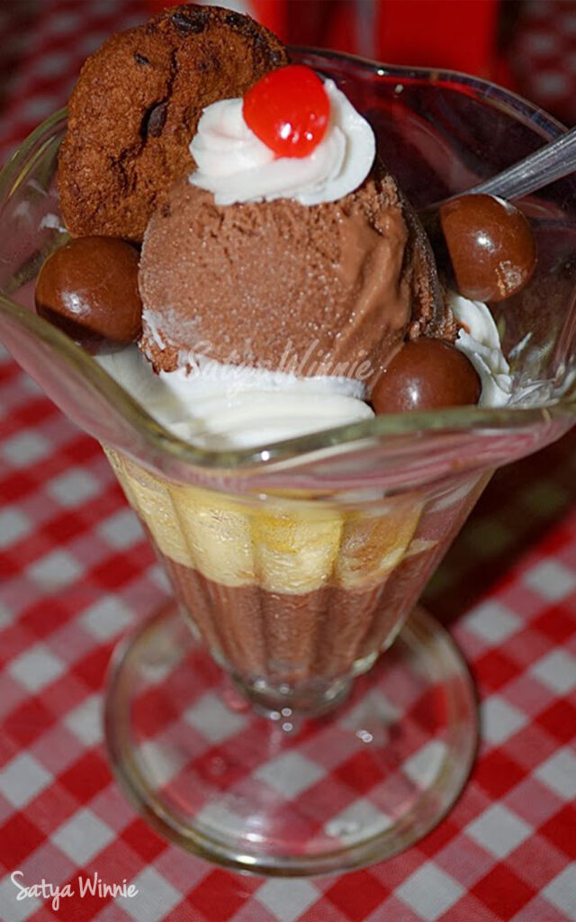 Es Krim Coklat Parfait Oen