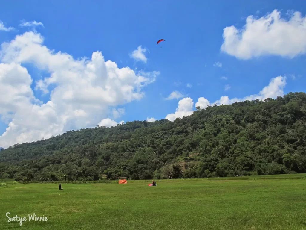 Landing Area Paralayang Gunung Panten