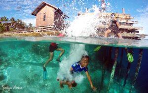 Keceriaan anak-anak di Pulau Arborek
